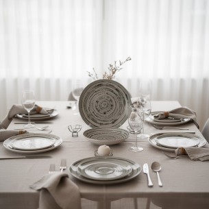 Порцеланов сервиз за хранене 24 части Exo TOPRAKSAN ➤ топ цена ➤ dshome.bg 2