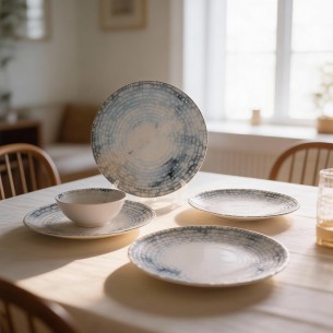 Порцеланов сервиз за хранене 24 части Мозайка TOPRAKSAN ➤ топ цена ➤ dshome.bg 2