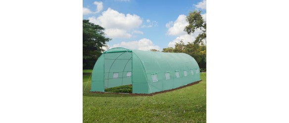 Тунелна оранжерия 6х3х2 м (18 м2) - армирано покривало
