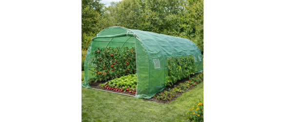 Тунелна оранжерия 6х3х2 м (18м2) - армирано покривало