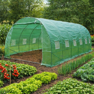 Тунелна оранжерия 6х3х2 м (18 м2) - армирано покривало 2