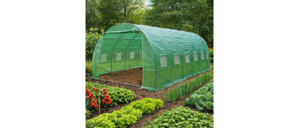 Тунелна оранжерия 6х3х2 м (18м2) - армирано покривало