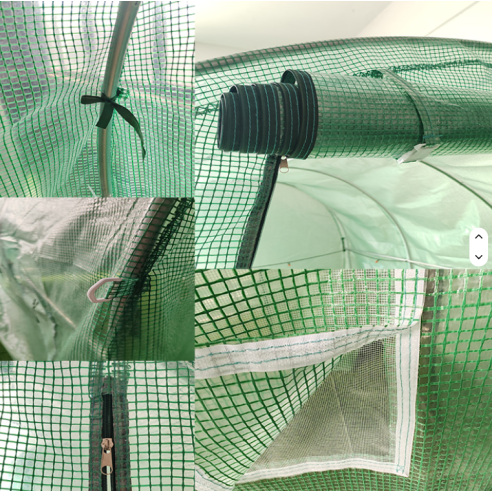 Тунелна оранжерия 6х3х2 м (18 м2) - армирано покривало