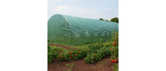 Тунелна оранжерия с армирано покривало 8x3x2 м (24 м2)