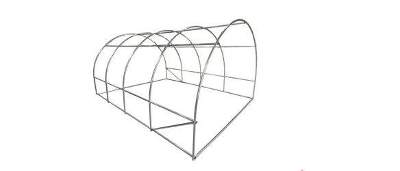 Тунелна оранжерия с армирано покривало 4.5x3x2 м (13.5 м2)