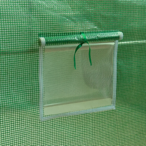 Тунелна оранжерия с армирано покривало 4.5x3x2 м (13.5 м2)