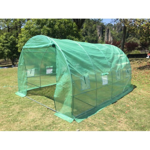 Тунелна оранжерия с армирано покривало 4.5x3x2 м (13.5 м2)