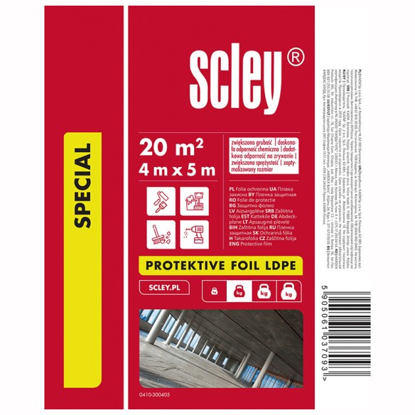 Защитно фолио 4x5м 0.03мм Special LDPE SCLEY - 1