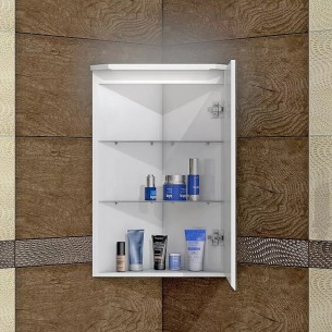 Горен ъглов шкаф с LED осветление 41.5 см Торино TRIANO - 1 2