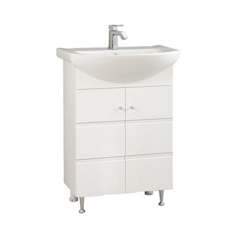 Долен шкаф с мивка за баня 60 см Емона TRIANO - 2