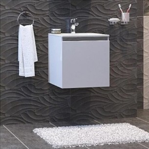 Долен шкаф с мивка за баня 45 см Изи TRIANO - 1