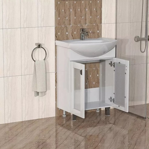 Долен шкаф с мивка за баня 60 см Елеганс TRIANO - 2