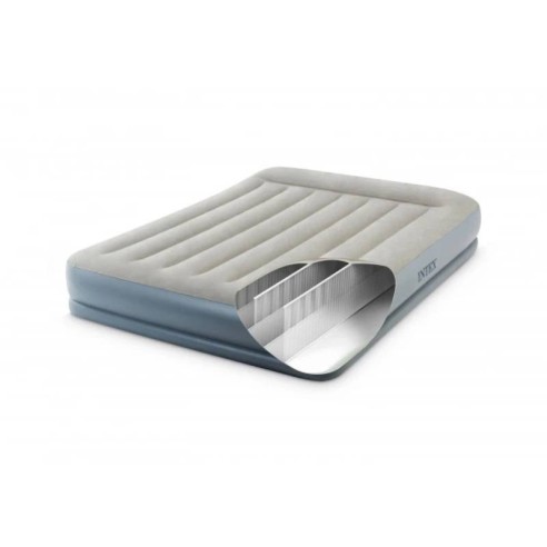 Надуваем дюшек Pillow Rest Mid-Rise Airbed 152х203х30 см INTEX - 1