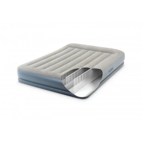 Надуваем дюшек Pillow Rest Mid-Rise Airbed 152х203х30 см INTEX - 1
