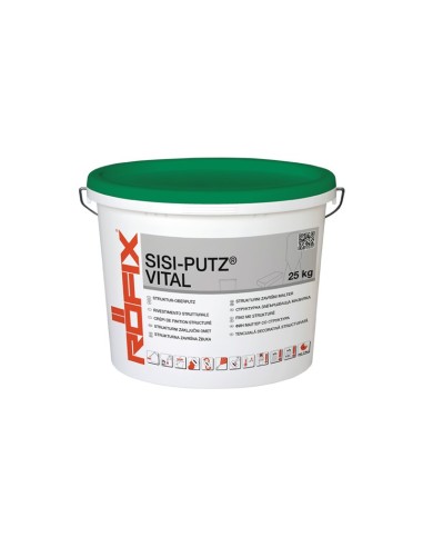 Силикат-силиконова структурна мазилка RÖFIX SISI-PUTZ VITAL 2.0R 25кг - 1