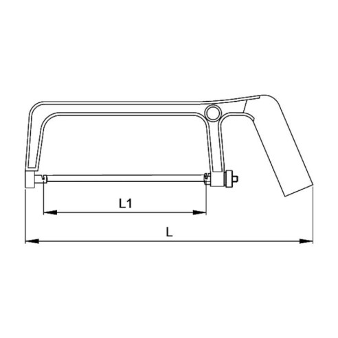 Ножовка мини с лист 6" CETA-FORM - 2