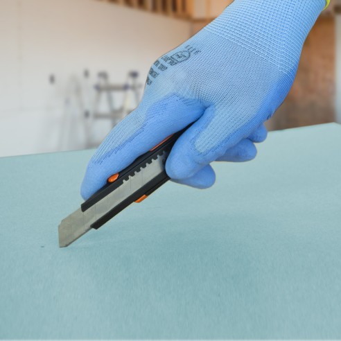 Макетен нож 18мм метал и гума PREMIUM HD - 2