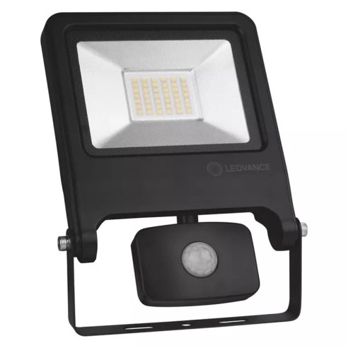 LED прожектор Flood Value Sensor 30W 4000K BK 2700lm IP44 LEDVANCE - 1