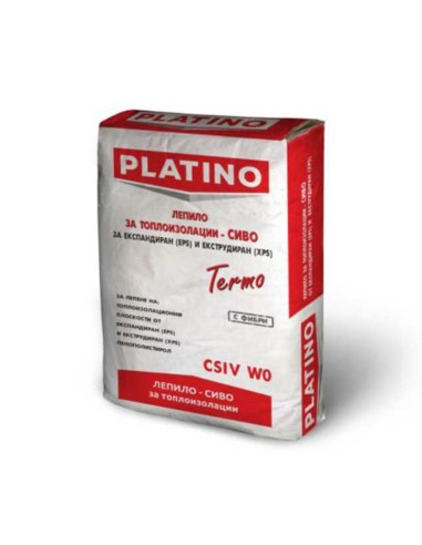 Лепило за топлоизолации 25 кг сиво Thermo PLATINO - 1