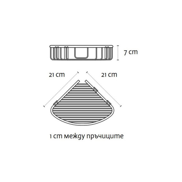 Двойна етажерка с дълбока и плитка кошничка KAPITAN - 3