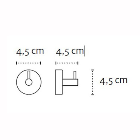 Единична закачалка за баня Modern KAPITAN - 2