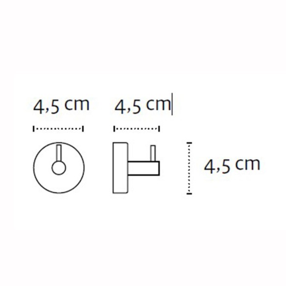 Единична закачалка за баня Modern KAPITAN - 2