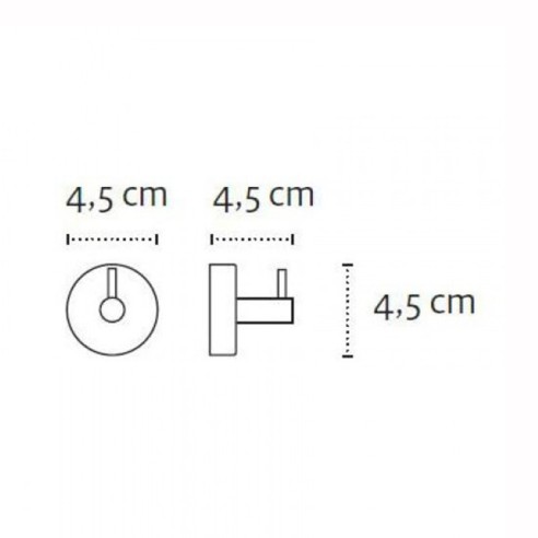 Закачалка за баня Modern черен мат KAPITAN - 3