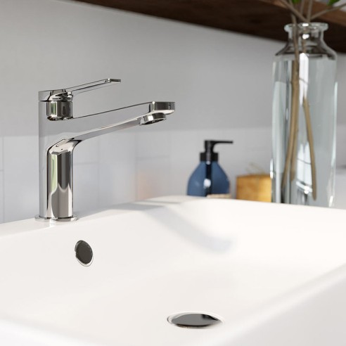 Стоящ смесител за умивалник Stratos хром FERRO - 2