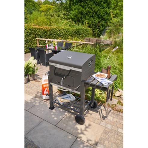 Барбекю на дървени въглища 67х115х108см Memphis EL FUEGO - 12