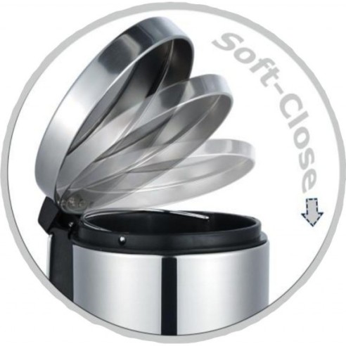 Тоалетно кошче за баня ica 8291 "soft close" 5л - 2