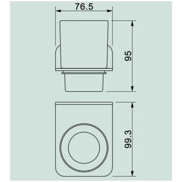 Поставка за четки за зъби Елинор ICA 5558-1 INTER CERAMIC - 2