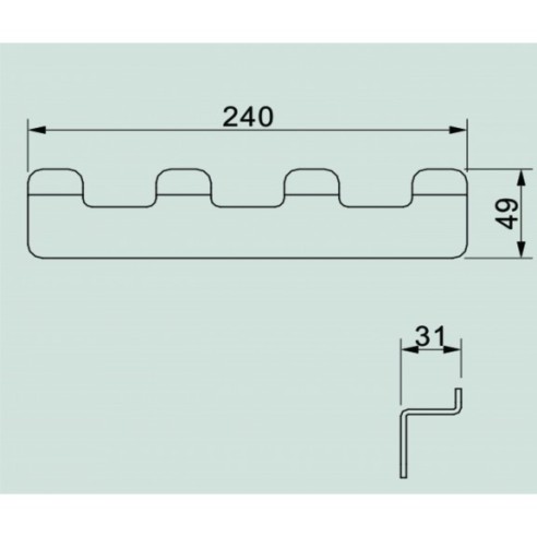 Четворна закачалка "елинор" - ica 5553-4 - 2