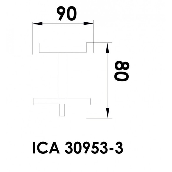 Закачалка за баня "ариел"-  ica 30953-3 - 2