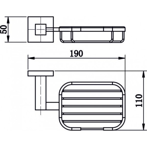 Решетъчна сапунерка наоми - ica 2669 - 2