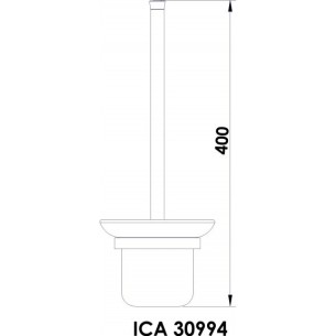 Четка за тоалетна чиния /ариел/ - ica 30994 - 1 2