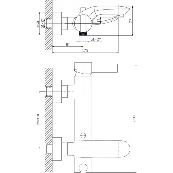Месингов смесител "тиана"- icf 6390091 - 2