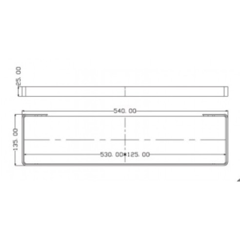 Стъклена лавица "лизел"- ica 7291 - 2