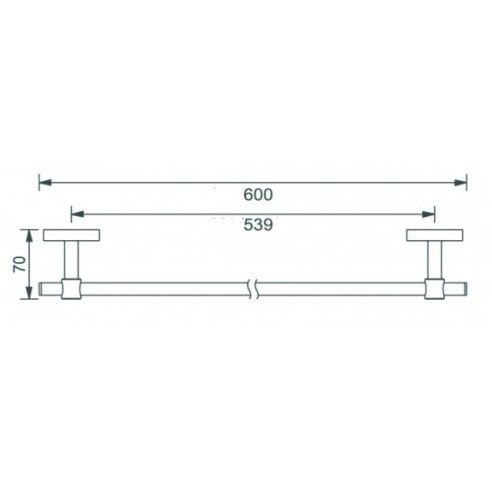 Поставка за хавлия - ава - ica 3424w - 2