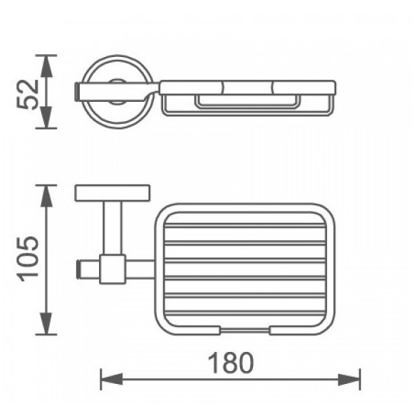 Решетъчна сапунерка - елла- ica  3469b - 2 Решетъчна сапунерка - елла- ica  3469b - 2