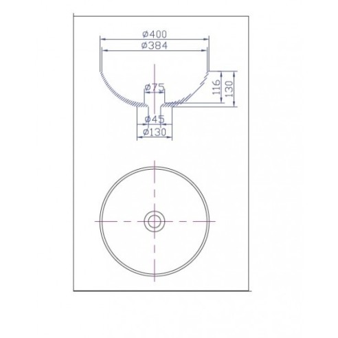 Умивалник - icb 645w - 3
