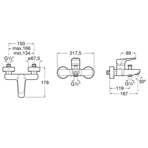 Смесител за умивалник Atlas ROCA
