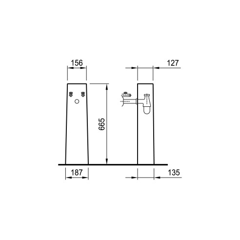 Конзола класика за умивалник 814721 - 2