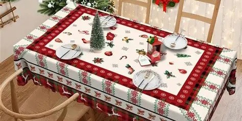 Магията на трапезата: Как една коледна покривка променя цялата обстановка