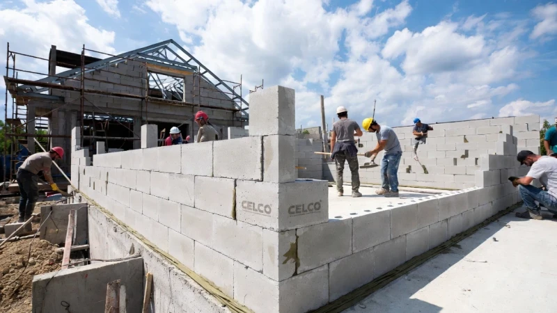 Бързо, лесно и здраво: Практическо ръководство за зидане с газобетон CELCO