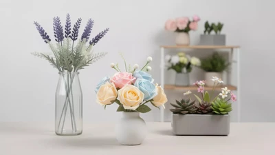 Изкуствени цветя за декорация