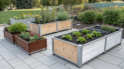 Повдигнати градински лехи