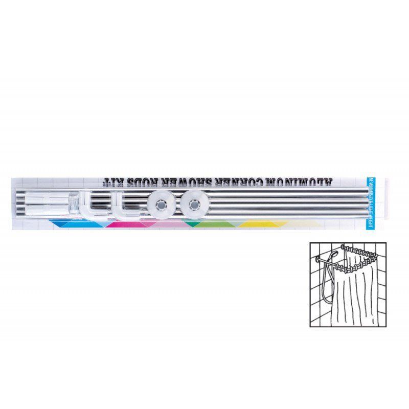 Релса за душ завеса 80x80x80 см ICSC 18AR NTER CERAMIC