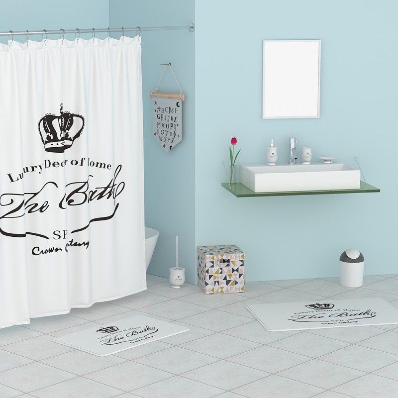 Душ завеса за баня 180x200 см Елизабет INTER CERAMIC - Thumbnail 2