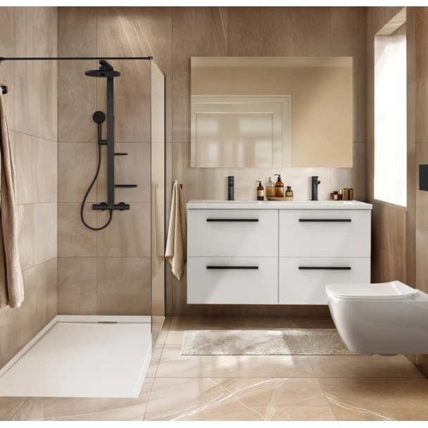 Душ система с термостатен смесител Черен мат Ceratherm Alu+ IDEAL STANDARD - Image 6