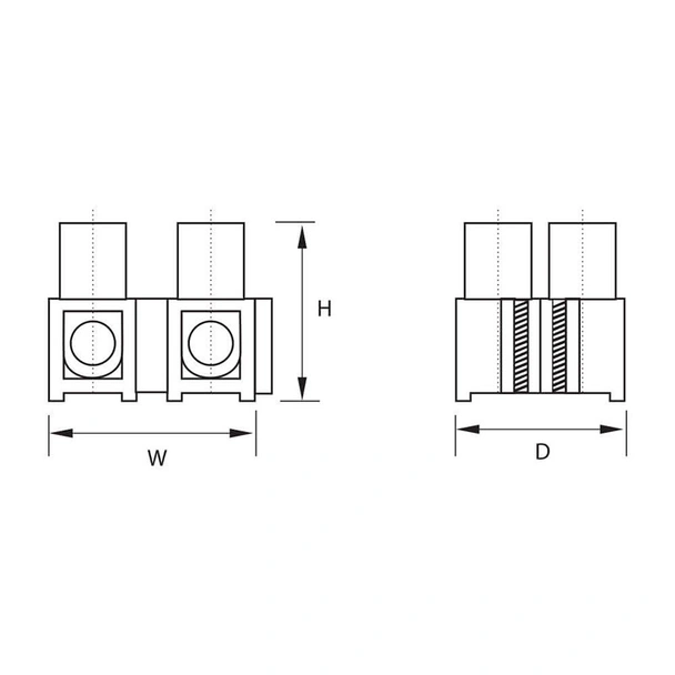 Лустер-клема Т85- полипропилен H/4.0MM2 PP - Image 2